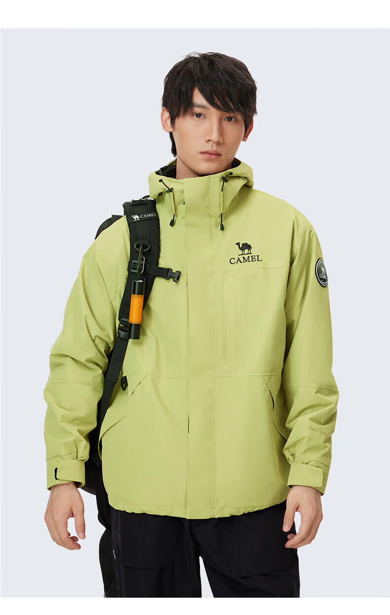 Camel [Wang Junkai Edition] Outdoor 3-in-1 Waterproof Mountaineering Jacket Unisex New Arrival 34