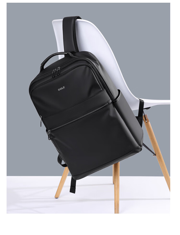 GOLF Backpack for Men, Casual Double Shoulder Bag, 15.6-Inch Laptop Bag, Water-Resistant Student Backpack for Travel And Business Trips 18