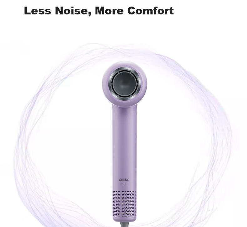 AUX Hair Dryer, Home Use Electric Blower, High Power Negative Ion Quick-Drying, Hair-Friendly, Bladeless High-Speed Dryer, Professional Use for Hair Salons, 1600W High Power, Birthday Gift for Wome 41