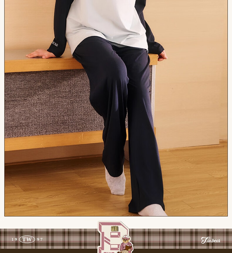 Teenie Weenie Bear Pajamas Blue Navy [Outdoor Parachute Bear] S 9