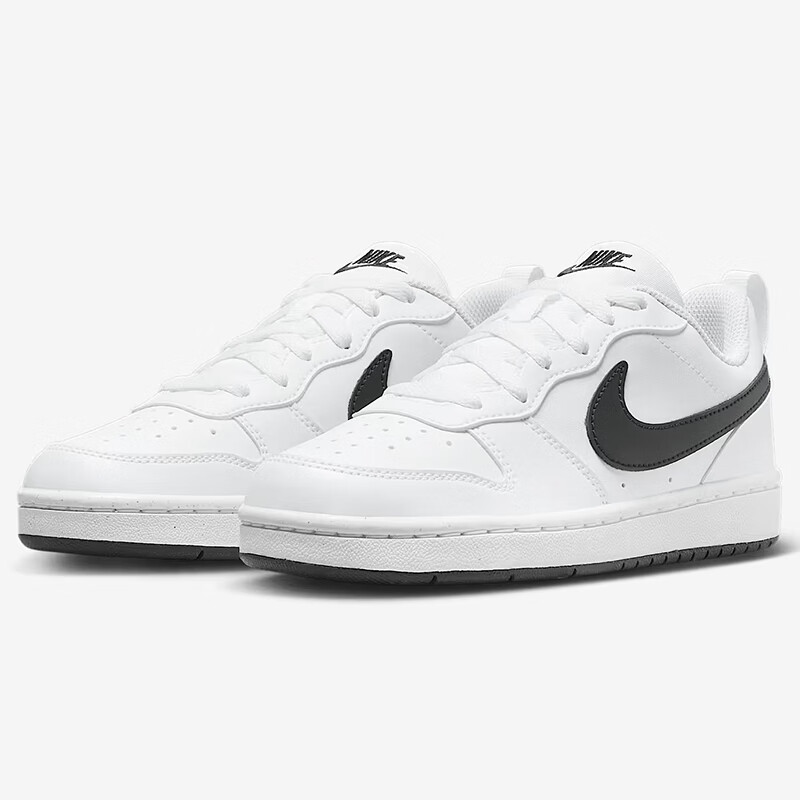 NIKE Kids Casual Shoes COURT BOROUGH Women's Sneakers DV5456-104 White Size 36.5