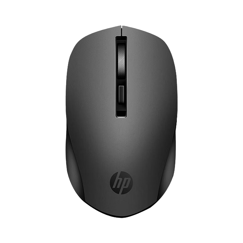 HP S1000C Wireless Mouse, Rechargeable TypeC Office Mouse, Home/business Office/laptop/desktop USB Plug-And Wireless Mouse, Black