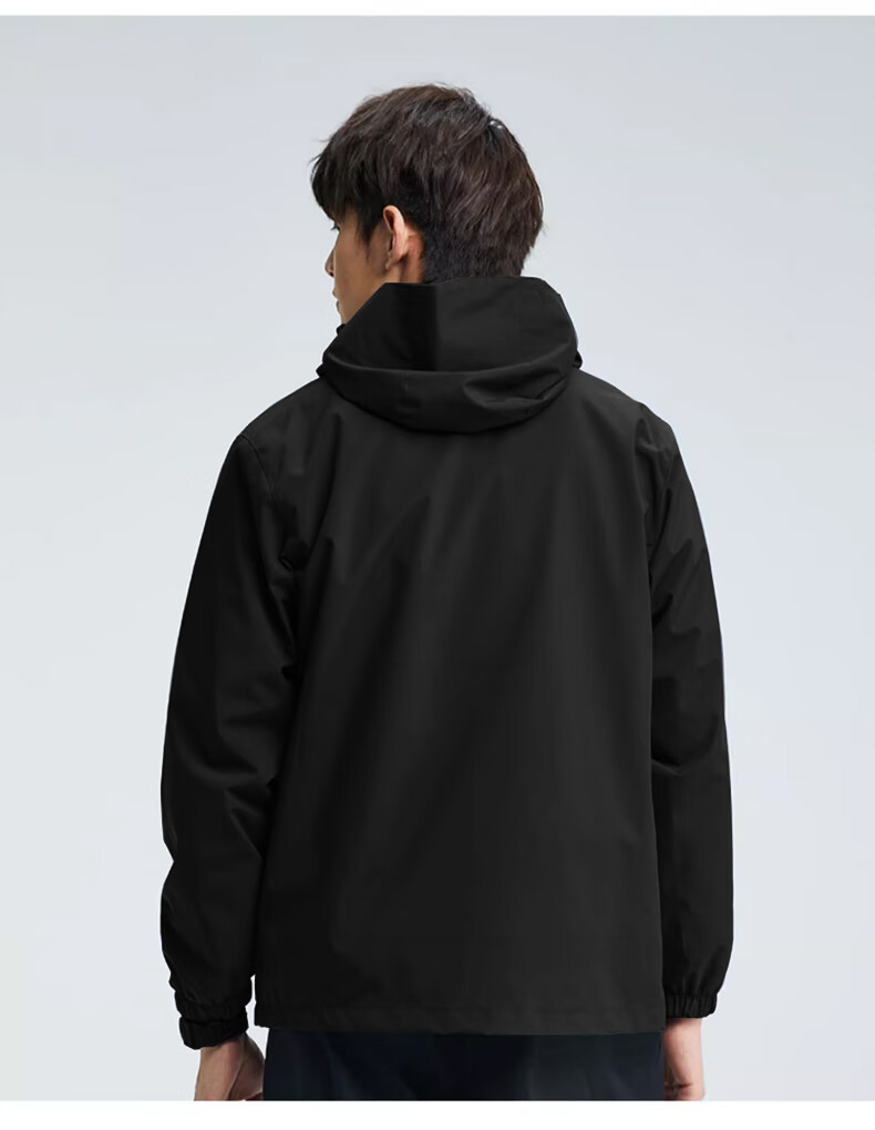 Warrior Men's Hooded Printed Jacket Autumn Fashion Casual Versatile Men's Outerwear 6