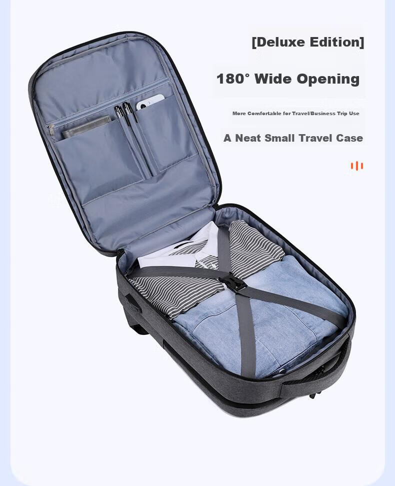 BRINCH Laptop Backpack 17.3 Inch Business Travel Bag Suitable for Apple Huawei Notebooks 6