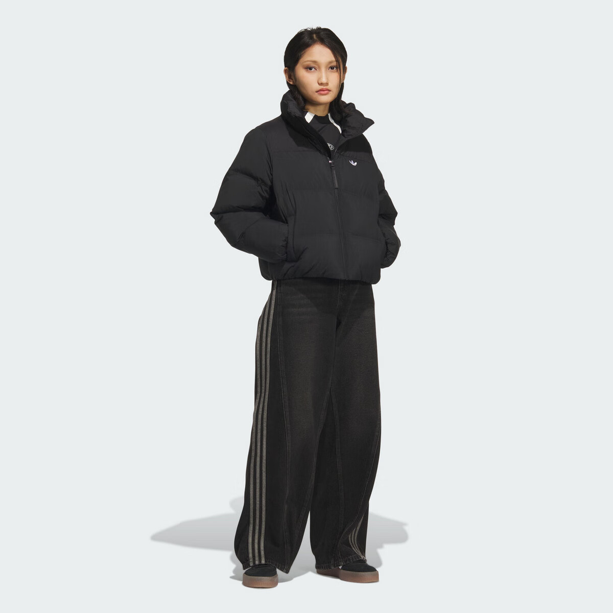 Adidas Originals Women's SHORT DOWN PUFF Jacket KC2659 Black XL 3