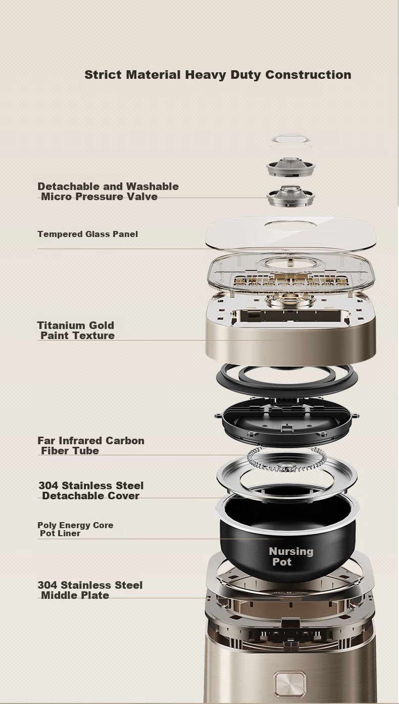 SUPOR Household for 3-4 People, Far Infrared Penetrating Heating, IH Inner Pot, Rice Cooker, Electric Rice Cooker SF40HC87 14