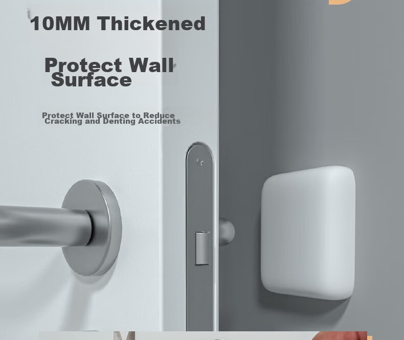 Youxueku Door Handle Bumper, Furniture Cabinet Door Anti-Collision Buffer, High-Elasticity Anti-Bump Particle, Round Transparent Style, 2-Pack, Mid-Autumn Festival Gift 7