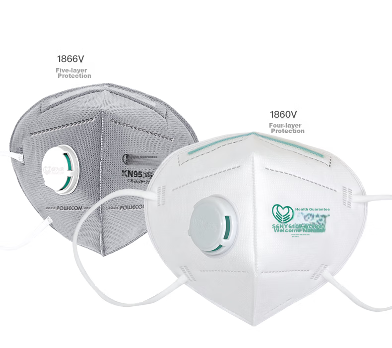 Baoweikang 1890V Head-Mounted Activated Carbon Mask KN95 with Breathing Valve, Dust-Proof Anti-Smog Construction Formaldehyde Odor PM2.5 Breathable Protective Mask (1 Box of 30 Pieces) 15