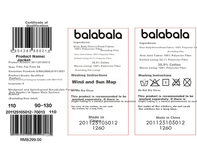 BALABALA Girls' Soft Shell Jacket with Hood, Faux Two-Piece Design, Spring 2025 Collection [Same As In-Store], 201125105012 8