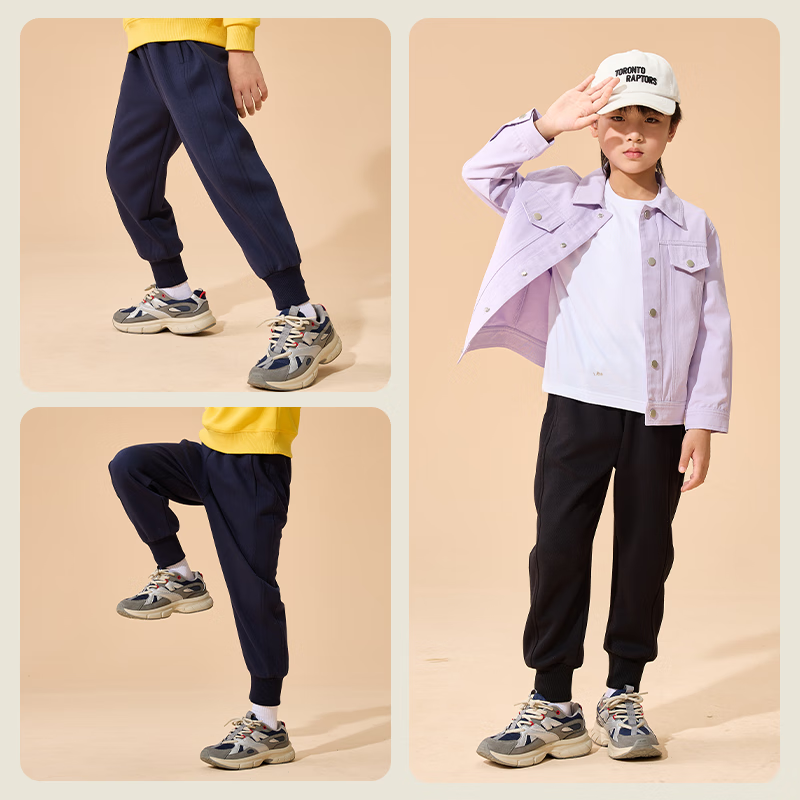 Джинсы Jeanswest для мальчиков, весна-осень 2026, детские длинные брюки, модные спортивные штаны, свободные повседневные брюки
