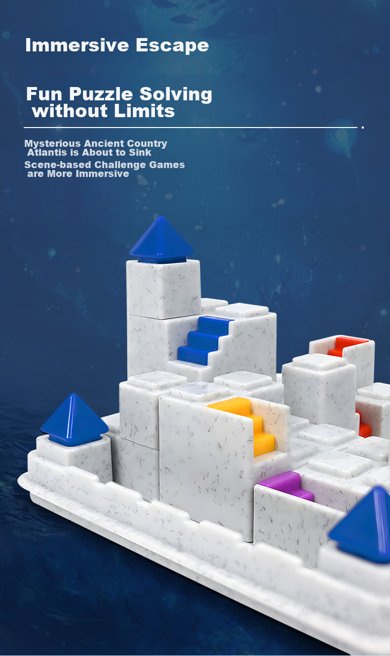 SMART GAMES Escape Atlantis, Educational Children's Toy Creative Maze Board Game, Gift for Boys, Ages 8+ 2