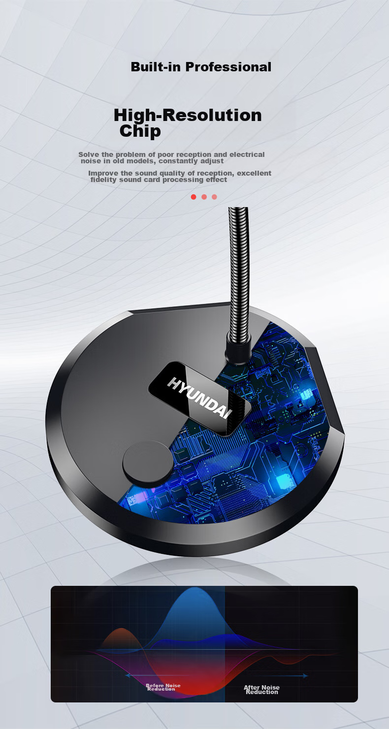 NINTAUS Microphone, Computer Wired Microphone, Desktop Computer, Laptop, Desktop Online Course, Video Conference, E-Sports Gaming, Voice Recording, Live Streaming, External Sound Card Y100B 7