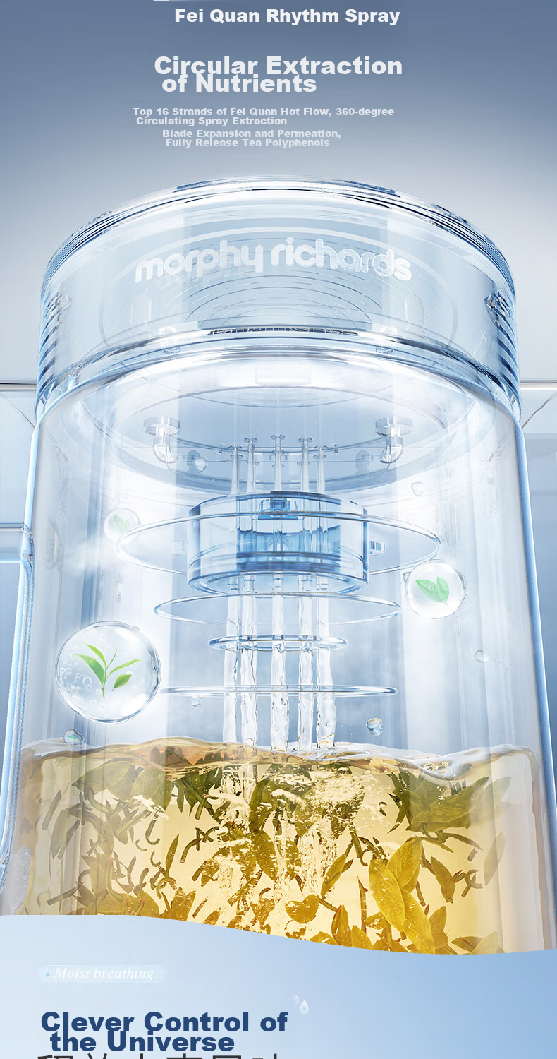 Morphyrichards Electric Kettle, Household 2L Desktop Instant Hot Water Dispenser, Health Pot, Tea Maker, Tea Brewing Machine, Tabletop Direct Drinking Water Machine, Tea Bar Machine MR6097 White 8
