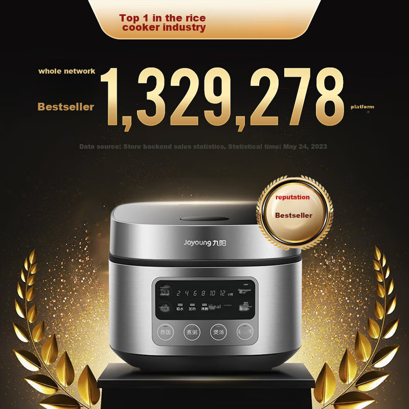 Joyoung Rice Cooker, 3L Large Capacity, High Power, Smart Reservation Cooking, Anti-Overflow, Home Mini Rice Cooker, F-30FZ630