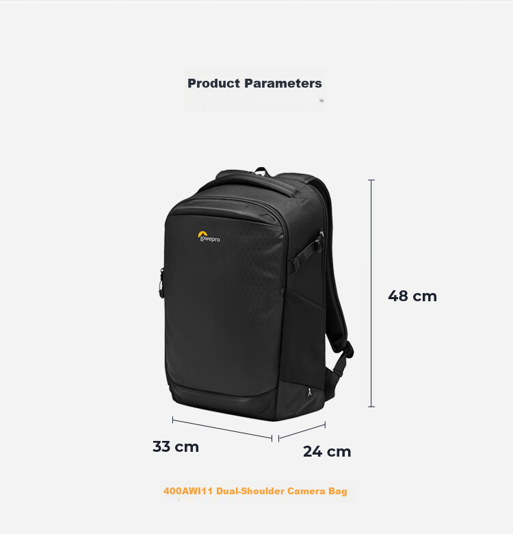 LOWEPRO Flipside 400AW III Camera Bag, Large Capacity Outdoor Professional Protection Backpack for DSLR And Mirrorless Cameras, Photography Bag, Drone Backpack LP37353-PWW 16