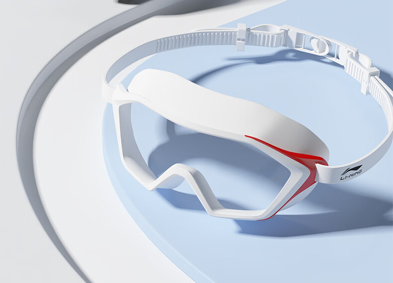 Li-Ning Swimming Goggles for Men And Women, Large Frame, High Definition Anti-Fog Comfortable Waterproof Swimming Glasses Professional Diving Equipment 529-3 16