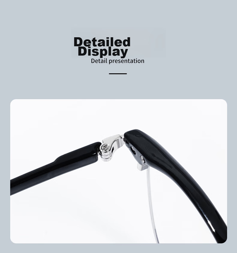 Angelamiao Reading Glasses, High-Definition Anti-Blue Light Anti-Fatigue TR Ultra-Light Fashionable Square Simple Versatile Glasses, Father's Day Gift 17