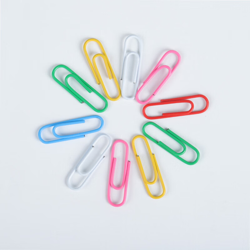 TANGO (TANGO) 3# Colorful Paper Clips, 160 Pieces/tube, Multi-Functional Binder Clips for Home Office And Financial Document Organization, Large Promotion Add-On Item, Exam Paper Sorting, Office Supplies