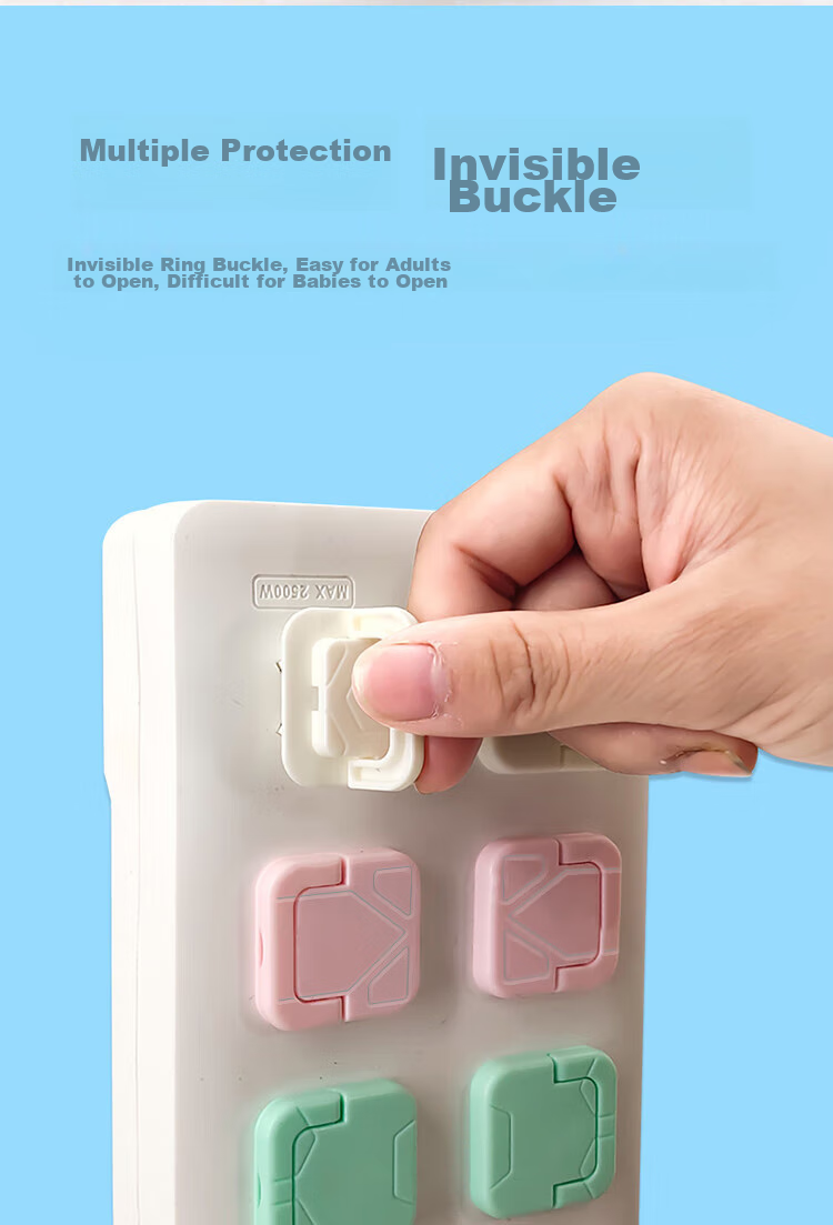 9I9 Socket Protective Cover, Baby Electric Shock Prevention Power Switch Protector, Child Plug Blocker, 24 Pieces A58 5