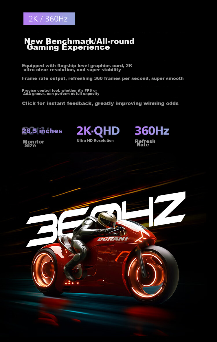 Philips EVNIA 27-inch 5K 180Hz / 2K 350Hz Dual-Mode Fast IPS Low Blue Light STW Film Full-Power DP2.1 Gaming Monitor 27M2G5800 8