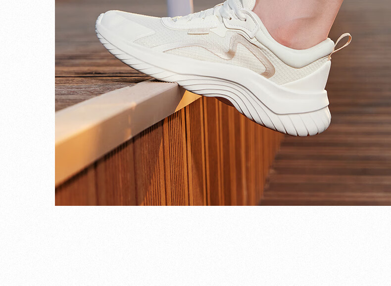 361° Women's Autumn Water-Repellent Leather Running Shoes Shock Absorption Casual Commuting Sneakers 682232233-3 49
