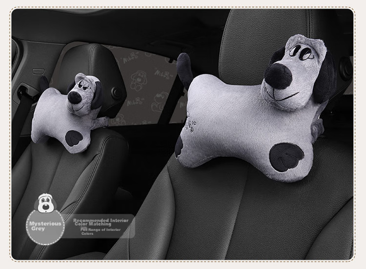 ICAROOM Car Headrest Neck Pillow, Hollow Cotton Car Cushion, Cartoon Car Bone Pillow NB-103KT 21