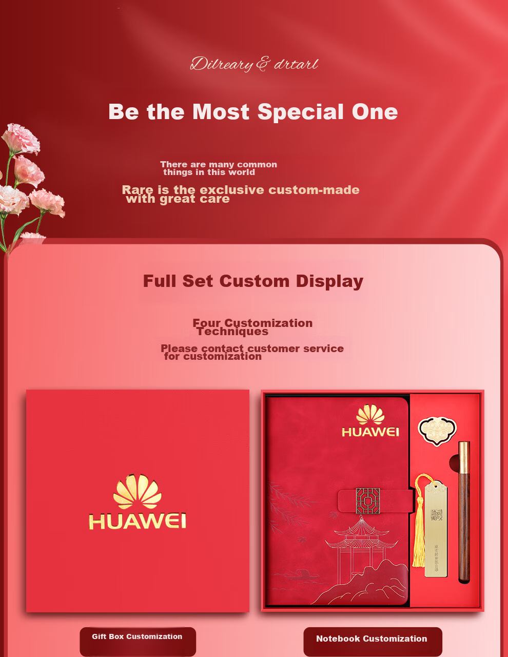 Faramon Mid-Autumn Festival Gift, Chinese-Style High-Quality Notebook Gift Box, A5 National Trend Journal Gift Box, Premium Gift for Teachers And Classmates, Corporate Gifts Customizable 1