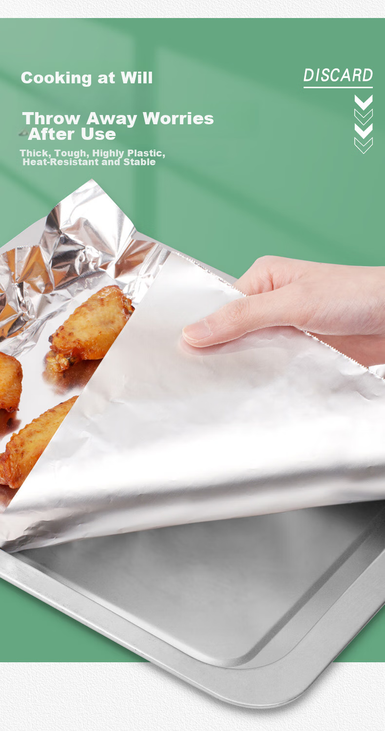 MIAOJIE Aluminum Foil, Large Bowl 20 Meters, Tin Foil, Suitable for Barbecue Oven And Air Fryer 7