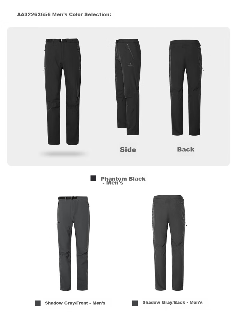 CAMEL Outdoor Hiking Pants for Men, Waterproof And Windproof, Loose-Fitting Elastic Trousers for Autumn And Winter, Mountaineering Camping Outdoor Pants AA3226a3656 4