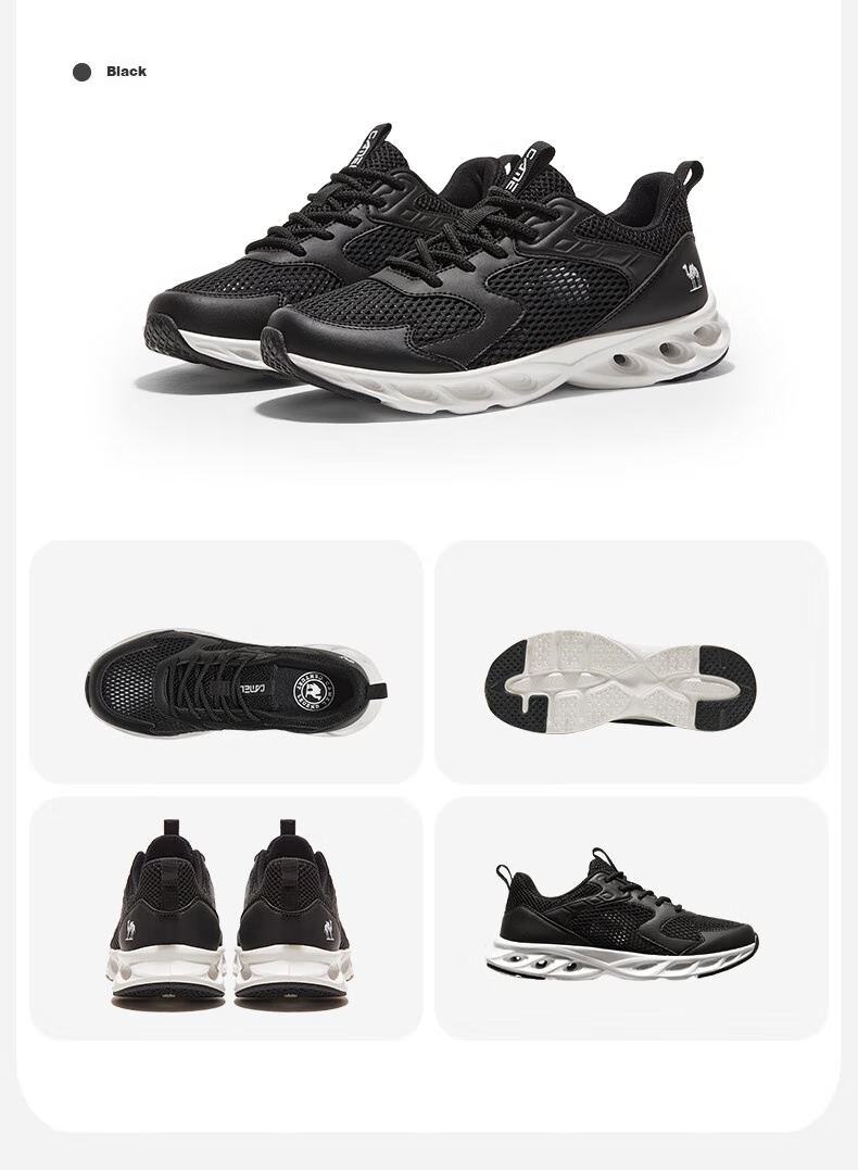 CAMEL Sports Shoes, New Summer Men's Shoes, Breathable Mesh, Non-Slip Shock-Absorbing, Casual Sneakers for Fathers And Elderly 33