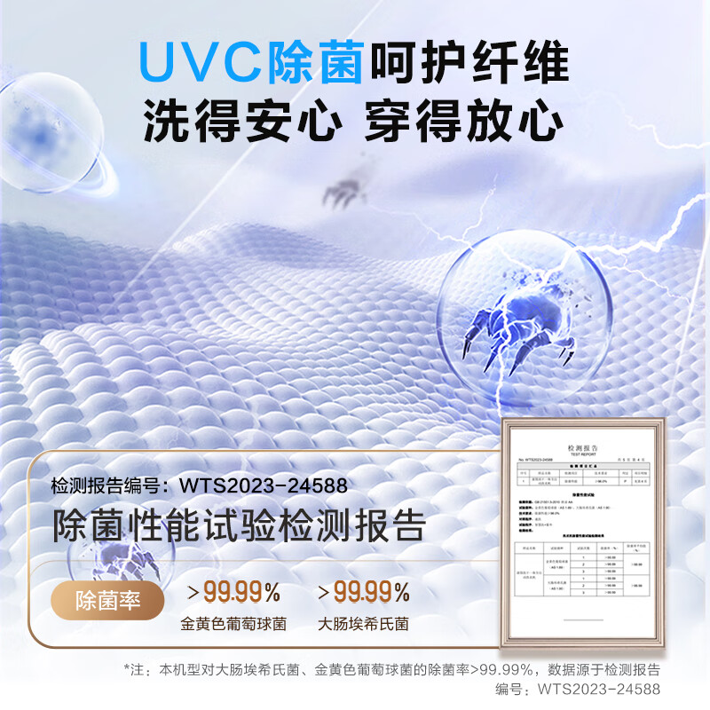 海尔（Haier）滚筒洗衣机全自动 云溪白376Pro 直驱精华洗2.0 家用10公斤洗烘一体 以旧换新EG10014HBDL9W