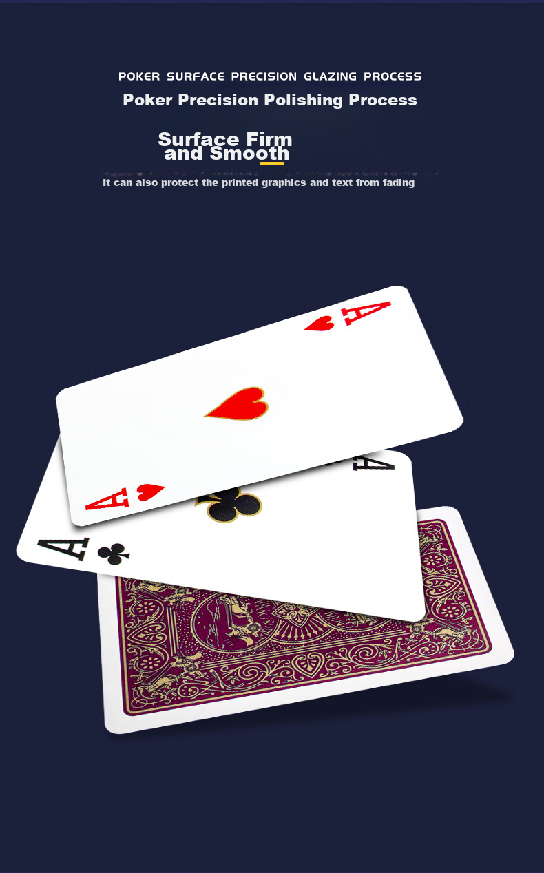 Binwang Guandan Special Playing Cards, Imported Black Core Paper, Durable Premium Playing Cards for Table Games, 10 Decks in Red, 2032 4