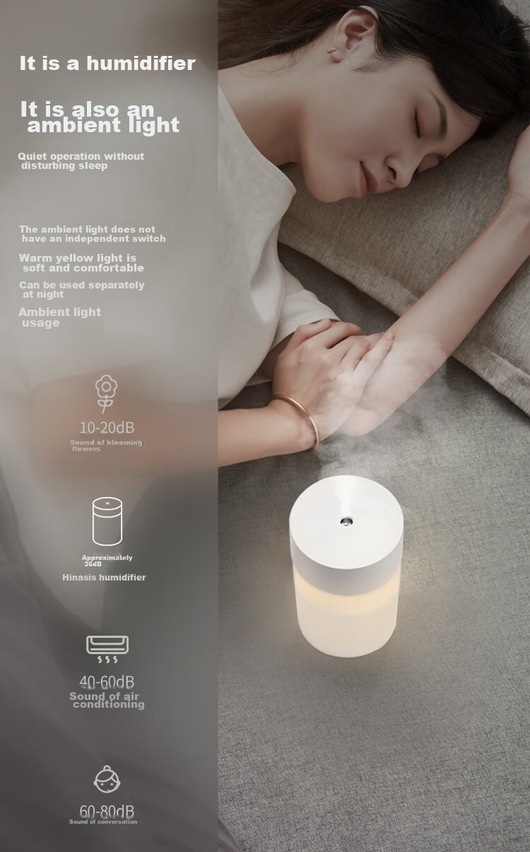 HANASS Desktop Humidifier, Compact Quiet Humidifying Companion for Rhinitis, Air-Conditioned Rooms, Home And Office Use, USB Plug-In Portable Car-Mounted MYX-109 38 Home Portable for Office Workers 6