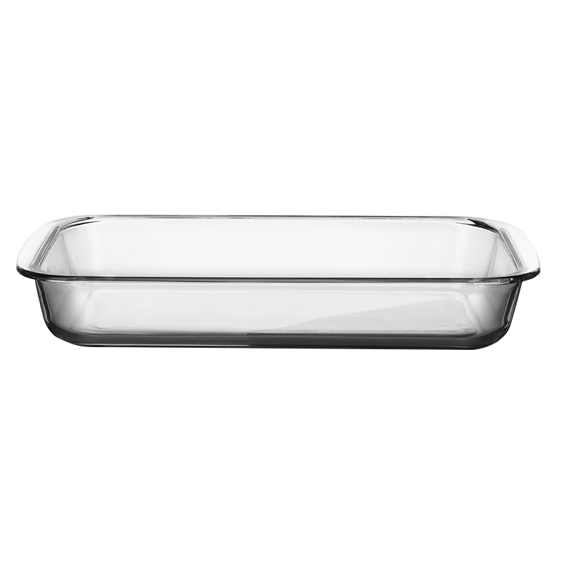 CRISTALGLASS Rectangular Heat-Resistant Glass Baking Dish for Oven And Microwave, Fish Plate, Dinner Plate, Serving Dish, 2.2L