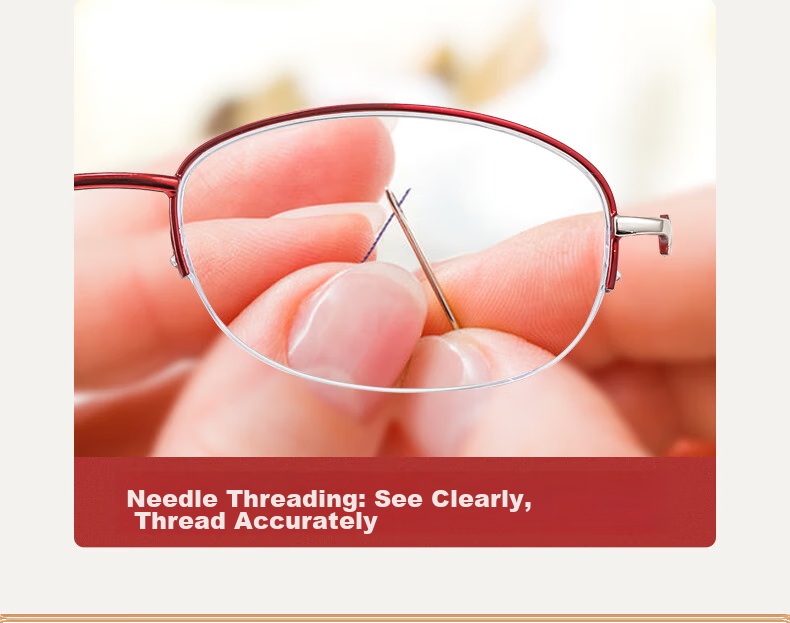 LESCA LUNETIER Reading Glasses for Women, Anti-Blue Light Radiation, High-Quality Genuine Product, High-Definition Presbyopic Glasses for Middle-Aged And Elderly, Fashionable Reading Glasses 13
