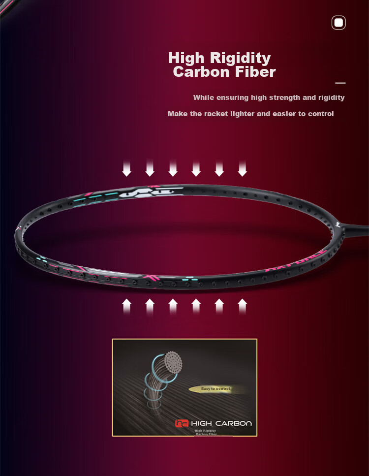 Li-Ning Badminton Racket, New Color Thunder Gun, Deep Dark Green, 4U Unstrung Racket, AYPU039-4 4