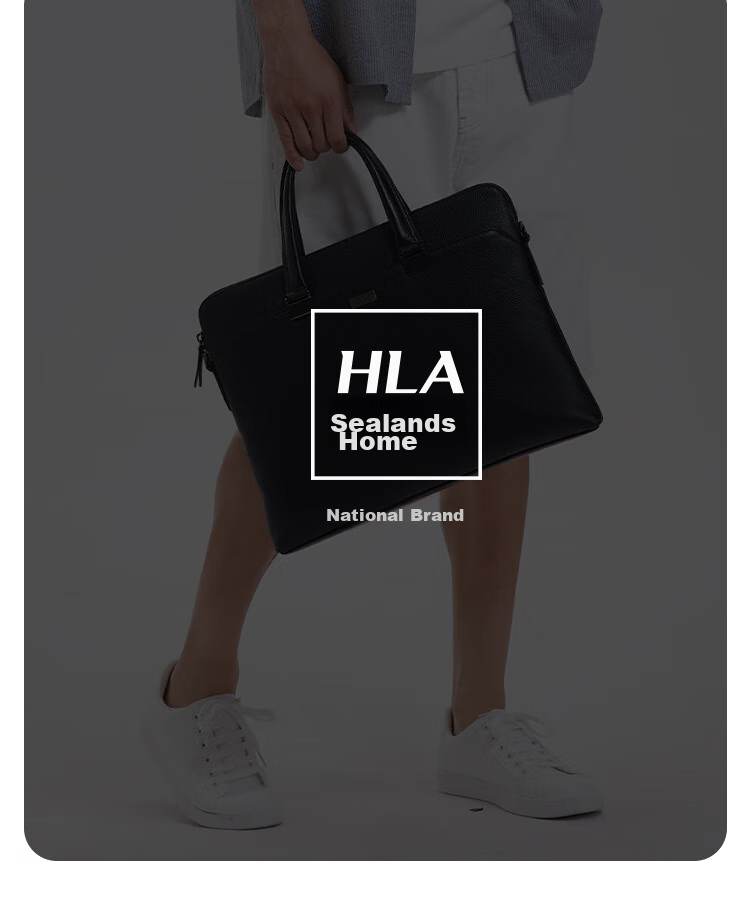 HLA Briefcase, Men's Business Commute Travel Handbag, Laptop Bag, Shoulder Crossbody Travel Backpack 14
