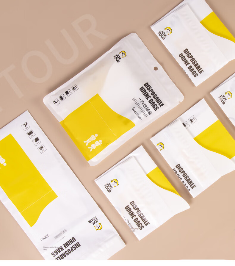 JOYTOUR Disposable Urine Bags, Portable Mini Toilet for Car And Home Use, Portable Household Device, 4 Pieces/Box 14