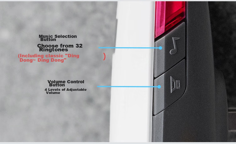 Advent F86-681PR Doorbell, Self-Powered Wireless Doorbell, Waterproof Household Call Butto 11