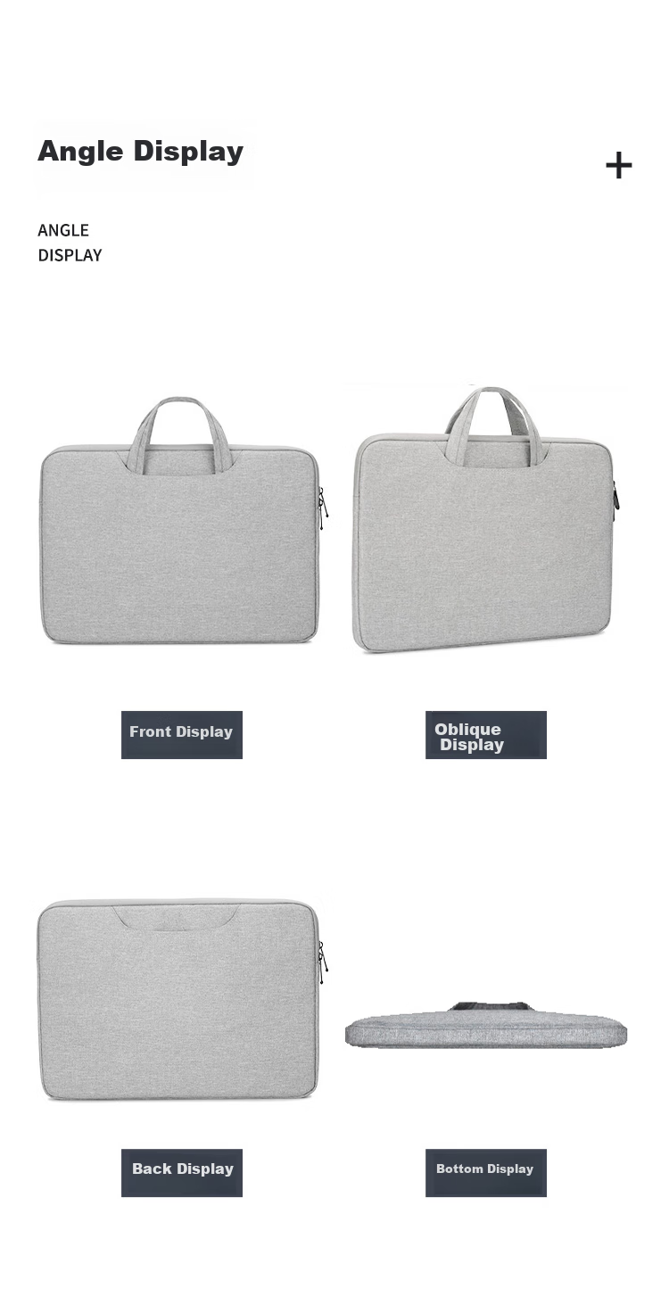 Jiasu 15.6/16 Inch Laptop Sleeve, Compatible with MacBook, Xiaomi, Lenovo, Huawei, Dell, HP, ASUS, Business Ultra-Thin Simple Inner Protective Case, Gray 11
