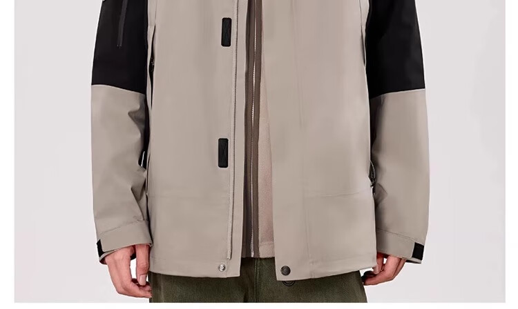CAMEL Panda Outdoor Three-In Orange Jacket for Men And Women, Windproof Waterproof Triple-Protection Coat Hiking Outfit R611 40