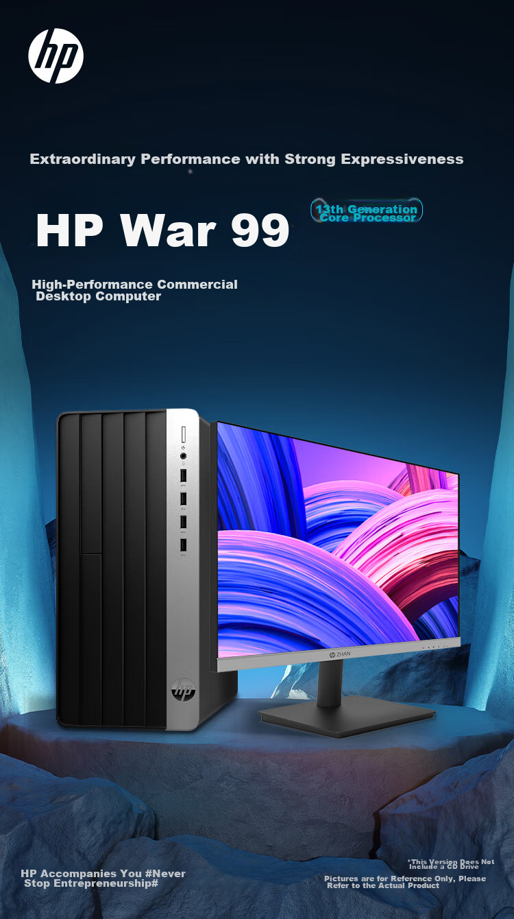 HP Zhan99 High-Performance Gaming Desktop Computer (14th Gen I5-14500, 16GB RAM, 512GB SSD, RTX3050) AI Black Myth: Wukong Zero Design Statio 1