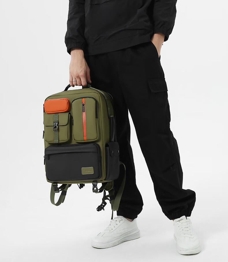 CWATCUN Camera Backpack, Large Capacity Multifunctional Travel Bag for Photography, Suitable for Canon Nikon Sony Fuji Cameras 12