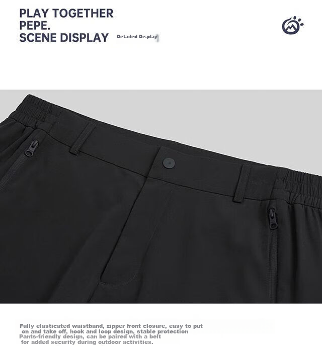 TECTOP Men's Casual Pants, Spring And Summer Outdoor Hiking Quick-Dry Straight-Leg Mountaineering Sports Elastic Trousers, Graphite Gray, Size S 11