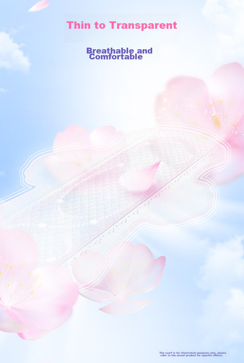 Jieting Cherry Blossom Sweet Sleep Extra Long Night Sanitary Napkins, 420mm, 20 Pieces, 3D Leak-Proof, Sold by JD, Menstrual Pads, Xiaomei Box 4