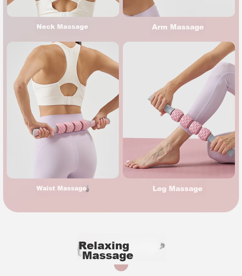 Yottoy Massage Roller with Wolf Tooth Design for Deep Muscle Fascia Relaxation, Full Body Pain Relief Massage Device 12