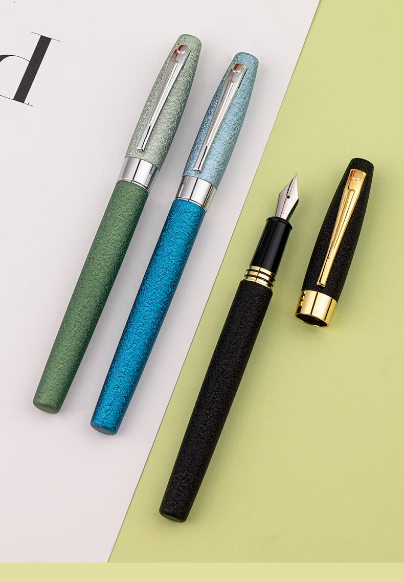 HERO Fountain Pen, Yayue Series, Iridium-Tipped Signature Pen, Stylish Student Birthday Gift, Pink, F Nib 10