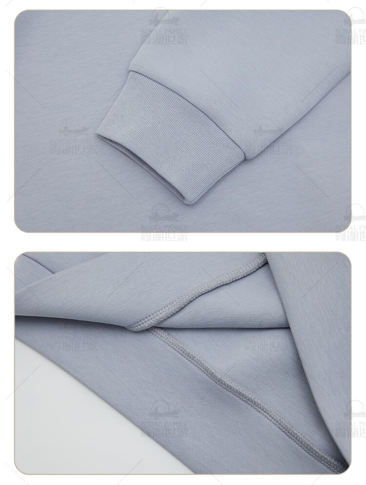Xiahushijia Racing Liquid Ammonia Air Hoodie Autumn Winter 7A Antibacterial Textured Pullover Sweatshirt 136A Gray Blue L 14