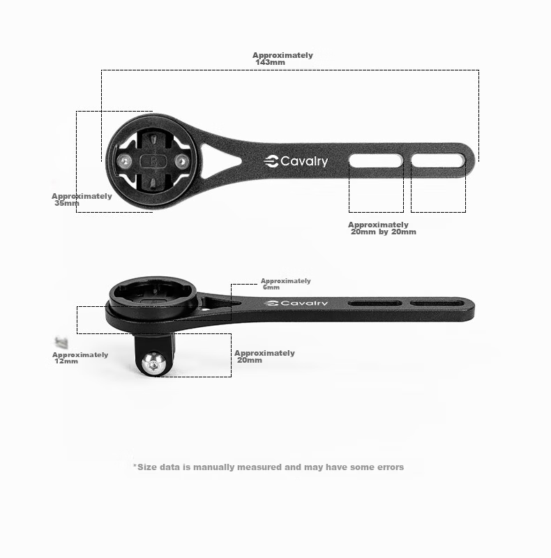 Cavalry Road Bike Handlebar Stem Clamp, Aluminum Alloy Handlebar Light Mount, Action Camera Multi-Functional Expansion Bracket 9
