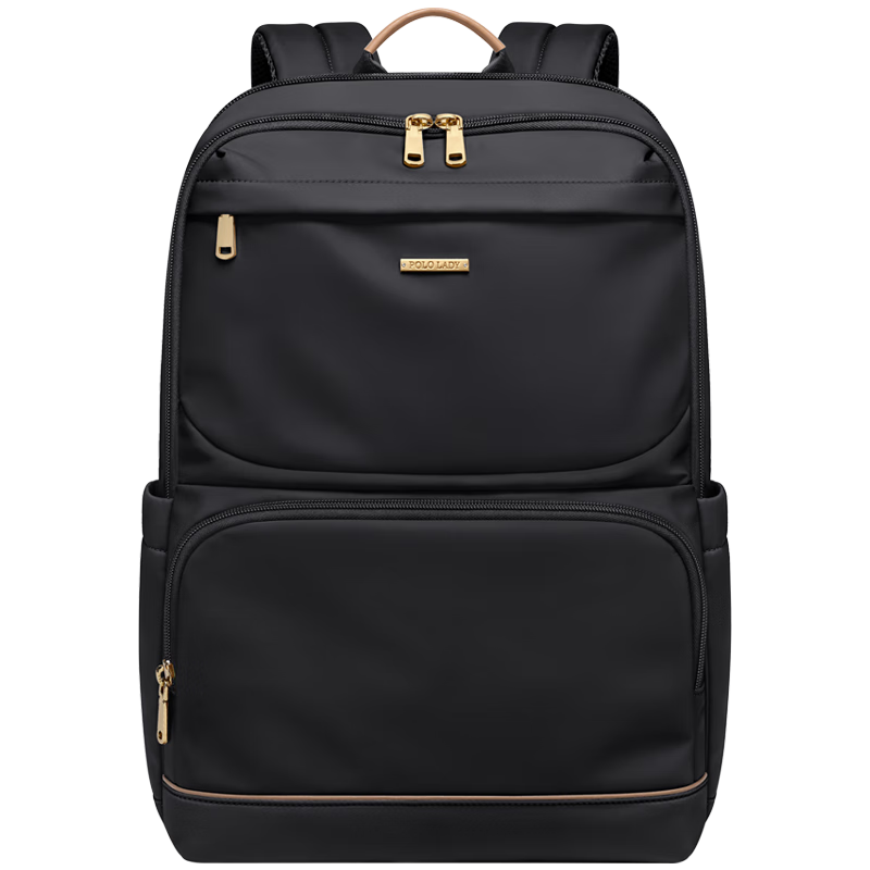 POLO Women's Lightweight Backpack Large Capacity Student School Bag 15-inch Laptop Bag Business Commuter Travel Bag